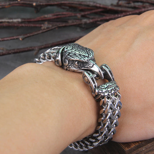 Fenrir - The Great Wolf - Stainless Steel Bracelet