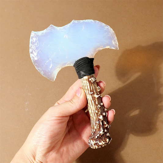 Sacred Axe - Natural Stone Model Obsidian Hatchet
