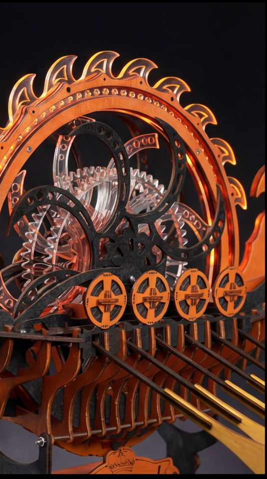 Skíðblaðnir - Hand-assembled Dragon Ship Puzzle