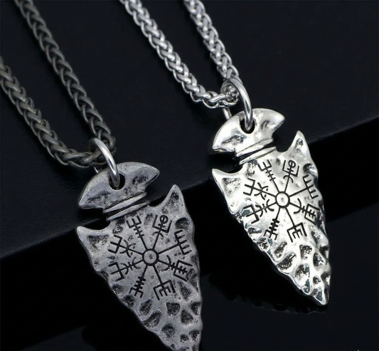 Viking Vegvisir Odin Necklace