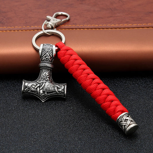 Valhalla Viking Hammer Keychain