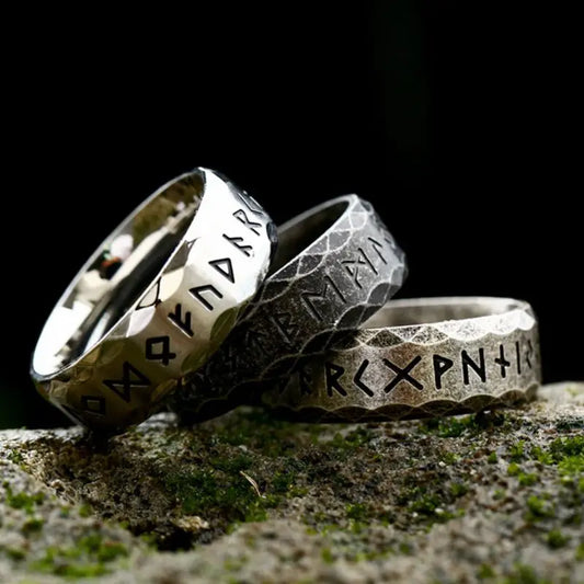 Viking Steel Odin Ring