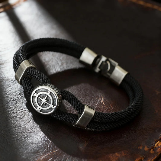 Viking Nautical Compass Bracelet