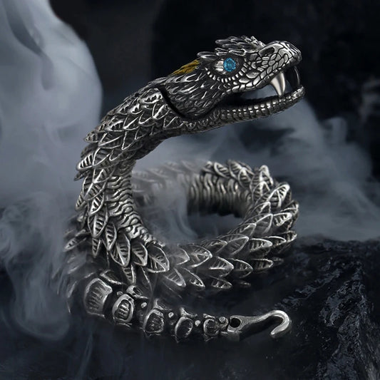JÖRMUNGANDR – World Serpent Viking Steel Bracelet