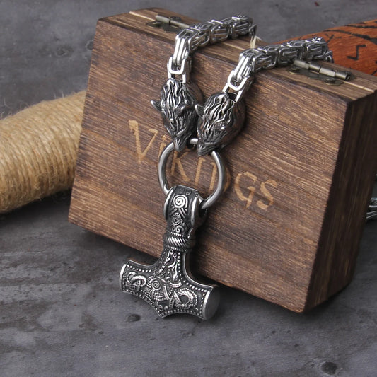 Viking Wolf Hammer Mjölnir