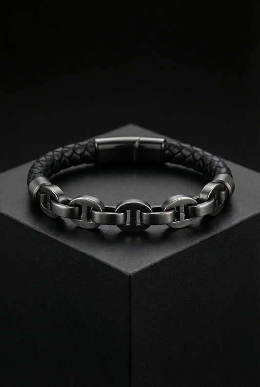 Loyalty To The King - Men's Stainless Steel Chain Bracelet