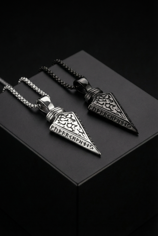 Spear Of Odin - Stainless Steel Arrow Necklace