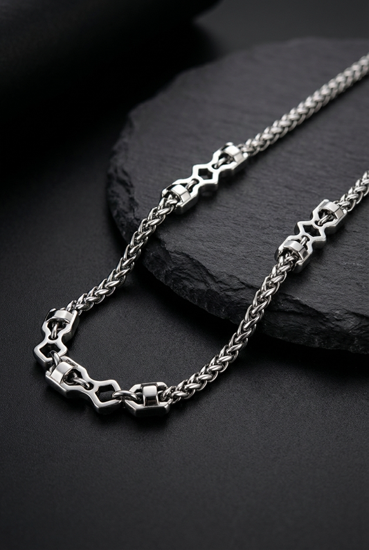 The Eternal Coil - Stainless Steel Necklace
