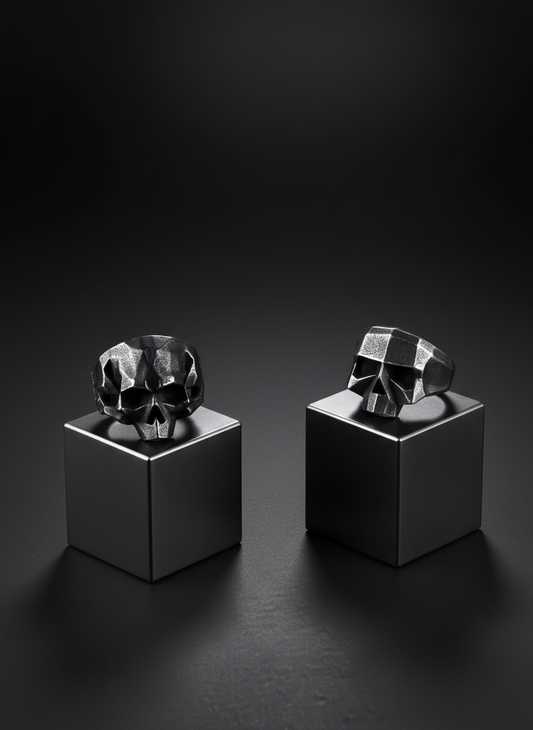 Draugr Bond – 316L Stainless Steel Vintage Skull Ring