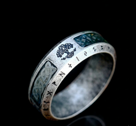 Yggdrasil Rune Ring