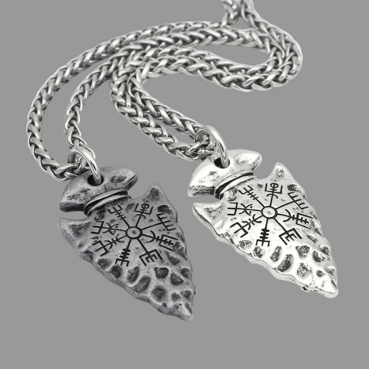 Viking Vegvisir Odin Necklace