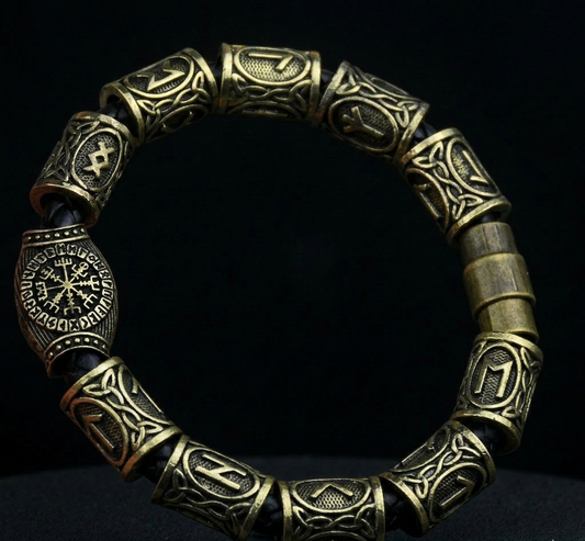 Viking Vegvisir Runic Bracelet
