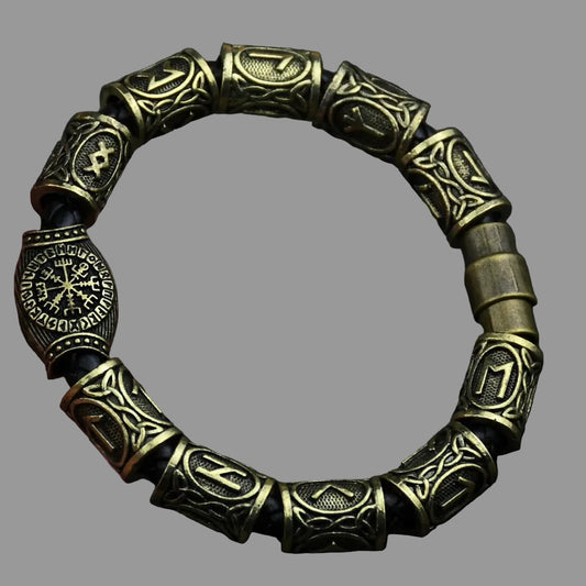 Viking Vegvisir Runic Bracelet