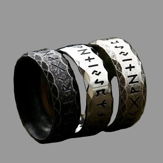 Viking Steel Odin Ring