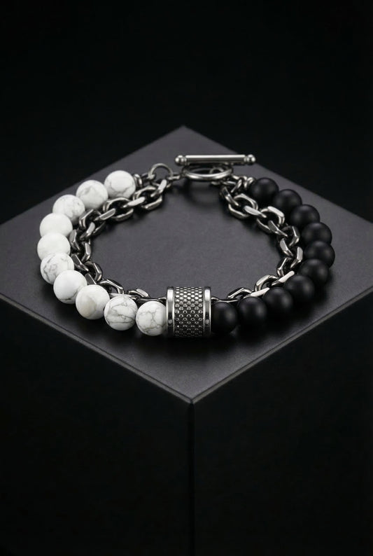 Garmr's Armlet - Stainless Steel Energy Bead Bracelet