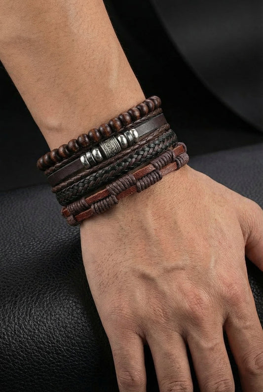Ran's Embrace Leather Bracelet