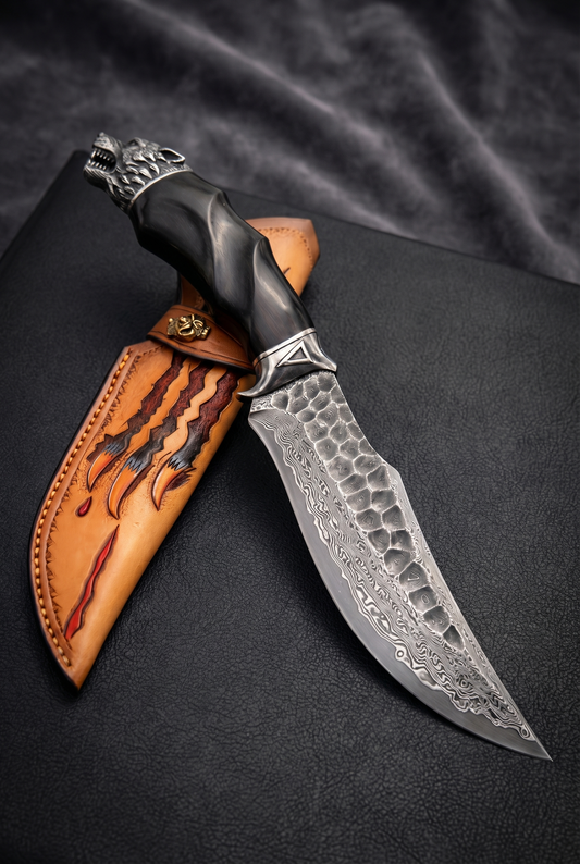 Fenrir's Claw - Damascus Steel Blade